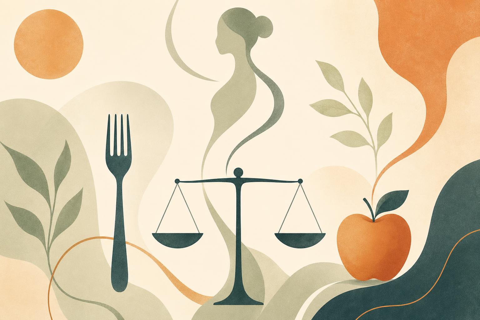 Warmes Stillleben mit Tee und einfachem Essen – Symbol für wiederkehrenden Appetit unter medizinischer Begleitung.